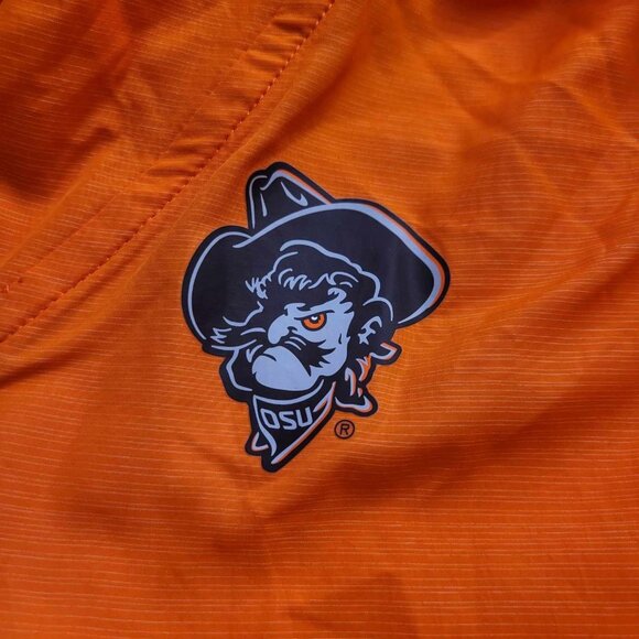 2257 Nike OSU On-Field Orange/Black Hooded Pullover Men's Size XS - Picture 3 of 7